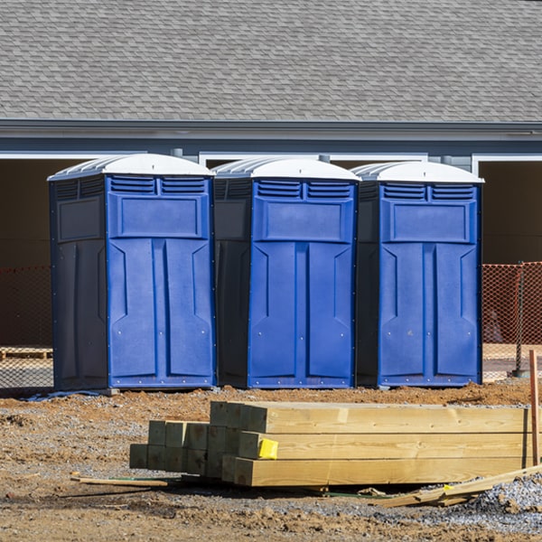 how do you dispose of waste after the portable toilets have been emptied in Venedocia